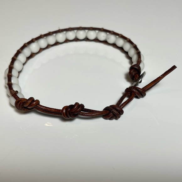 Da Costa howlite single wrap bracelet - Picture 3 of 5